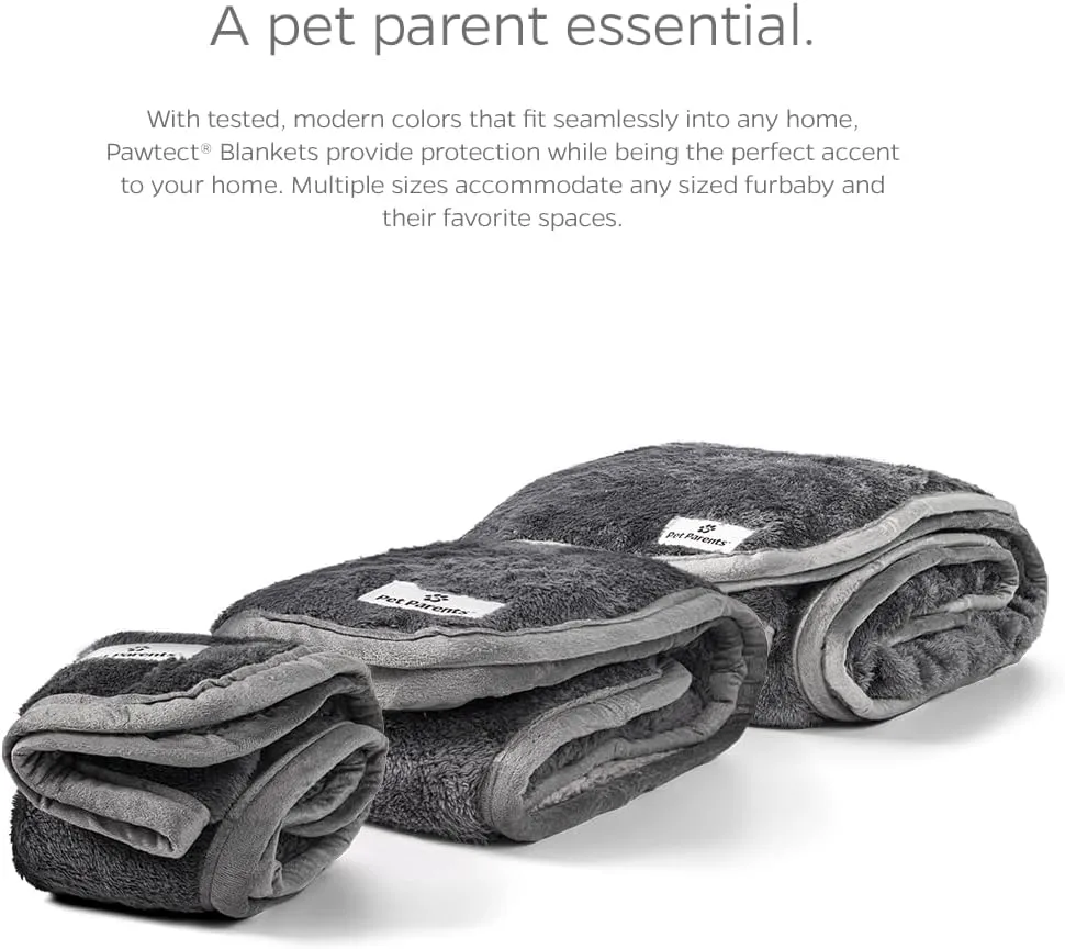 Pet Parents Pawtect Premium Waterproof Cat & Dog Blanket with WickQuick & Sherpup Technology, Puppy & Cat Blanket, Choc 24x32