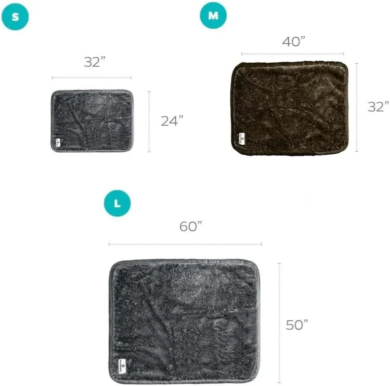 Pet Parents Pawtect Premium Waterproof Cat & Dog Blanket with WickQuick & Sherpup Technology, Puppy & Cat Blanket, Choc 24x32