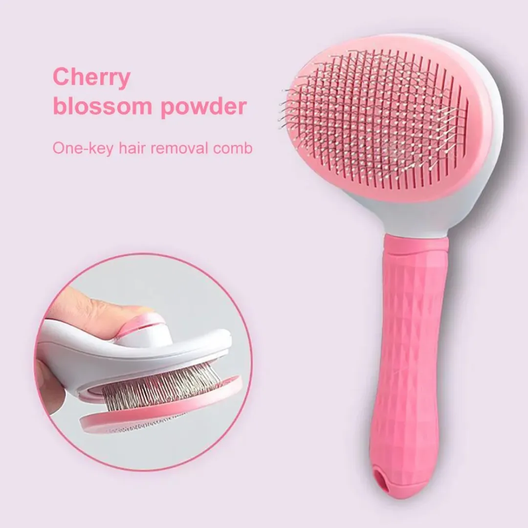 Pet Salon at Home: 2-in-1 Dog and Cat Hair Remover & Grooming Brush