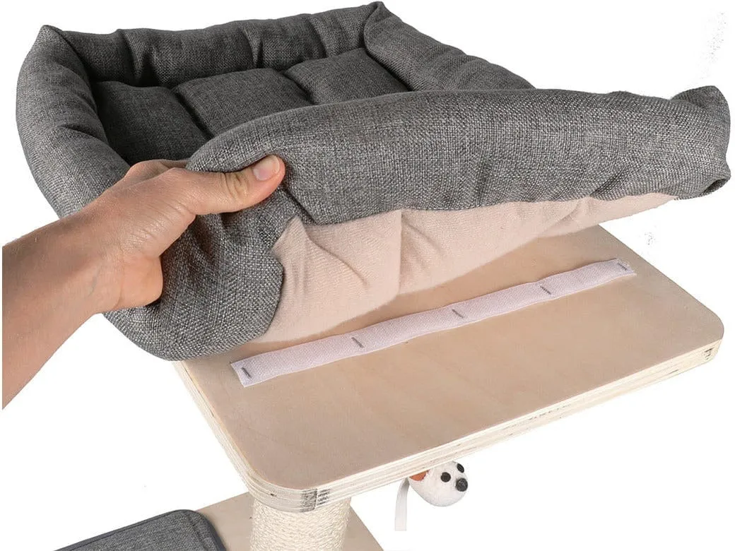 Scratching Tree Comfort Oslo 48X38X109Cm Grey