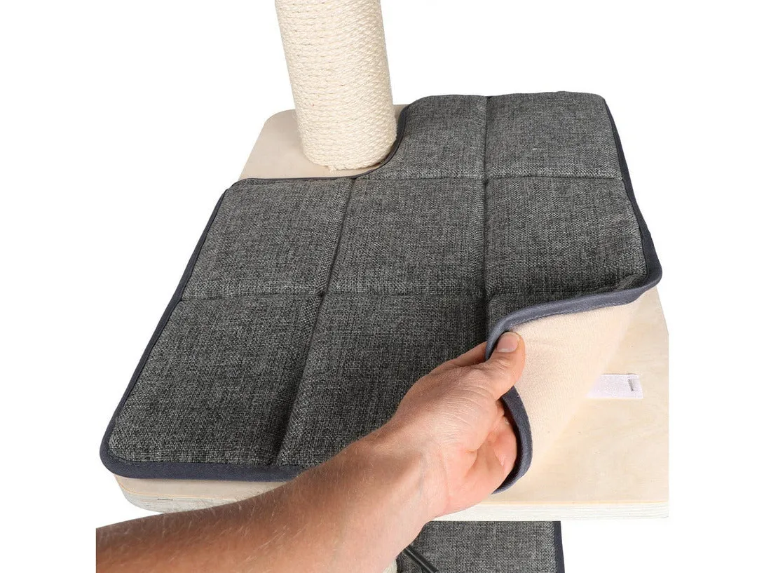 Scratching Tree Comfort Oslo 48X38X109Cm Grey