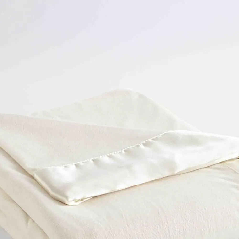 Shavel Micro Flannel High Quality Durable Luxuriously Soft & Warm Satin Hemmed All Seasons Sheet Blanket