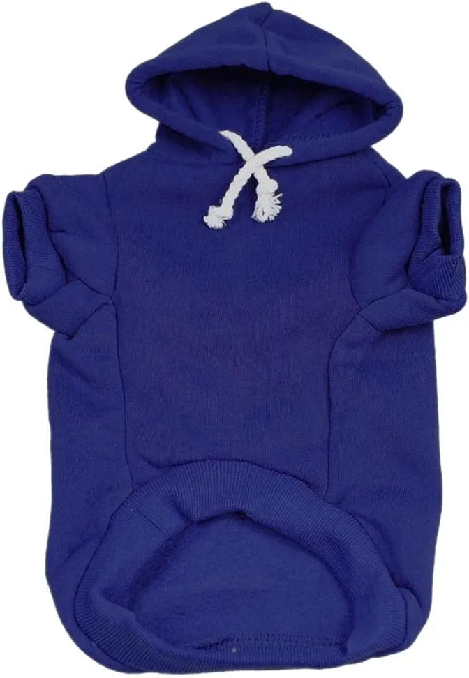 She Said Yes! Wedding Engagement Announcement Dog Hoodie Fleece Lined Pullover Sweatshirt with Leash Hole (Royal Blue, 3X-Large 332)