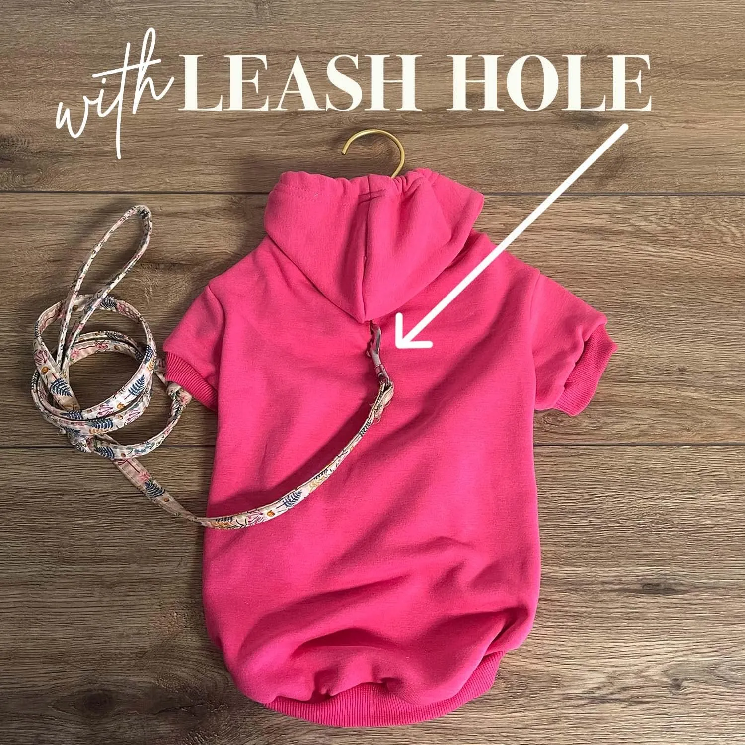 She Said Yes! Wedding Engagement Announcement Dog Hoodie Fleece Lined Pullover Sweatshirt with Leash Hole (Royal Blue, 3X-Large 332)
