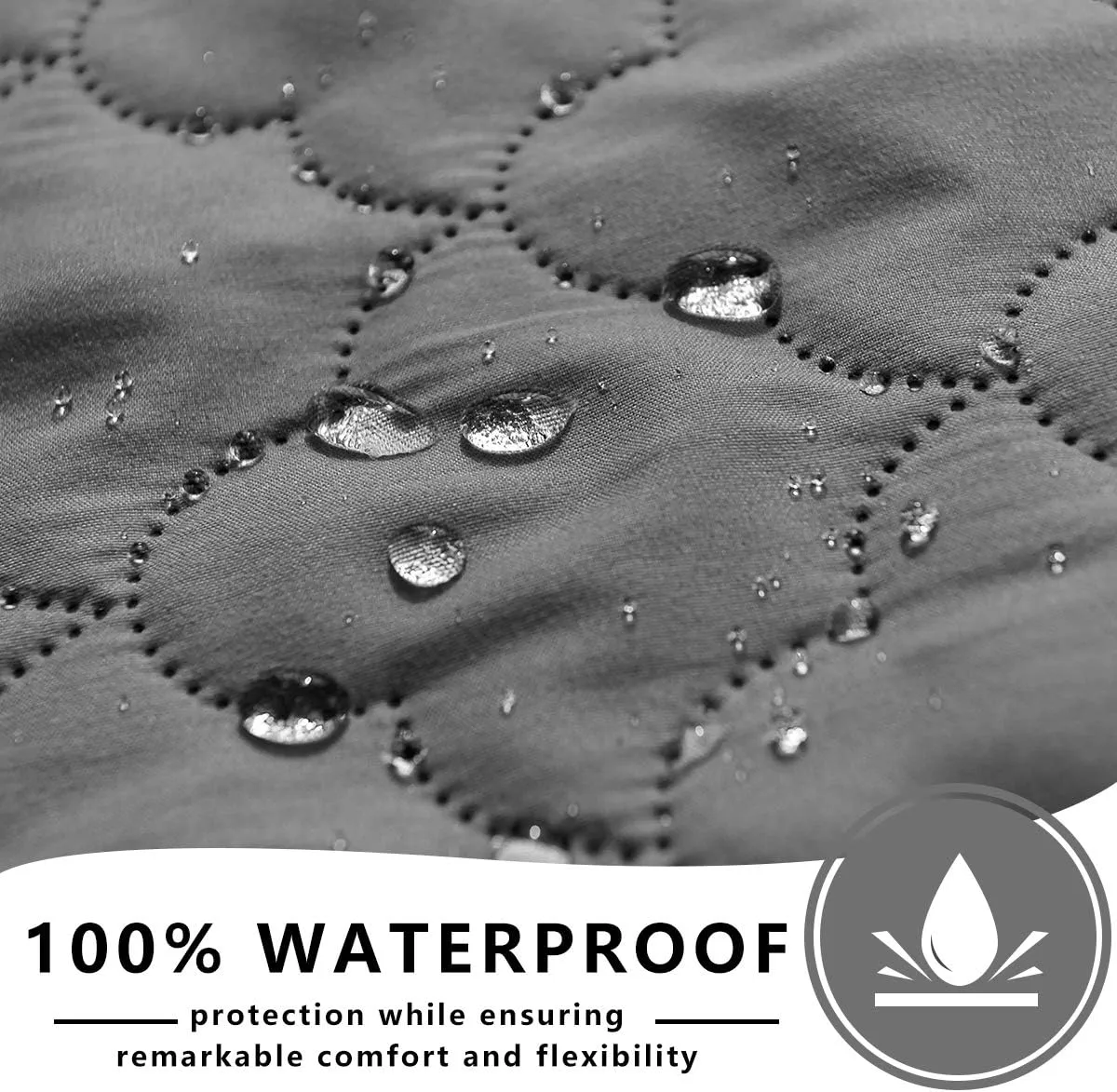 SPXTEX Dog Bed Cover Washable Pee Pads Dog Blankets for Puppy Large Dog Cat,Sofa Reversible Changing Pad Reusable 1 Piece82"x102",Dark Grey Grey