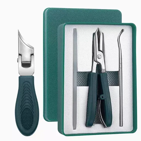 Three Sets of Eagle Beak Multifunctional Large Opening Anti-splash Nail Clippers Set