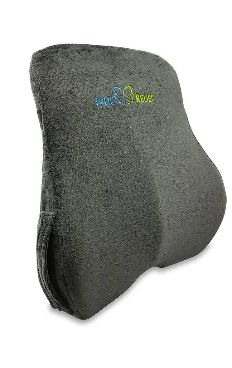 True Relief Ortho-Memory Foam Back & Lumbar Support Cushion