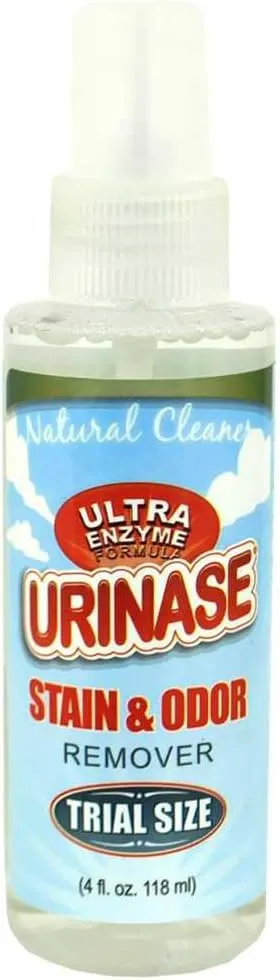 Ultra Enzyme Formula Stain & Odor Remover Spray, Carpets & Rugs, Hardwood & Furniture, Crates & Litter Boxed, Non-Toxic, Urine Destroyer, 4 oz