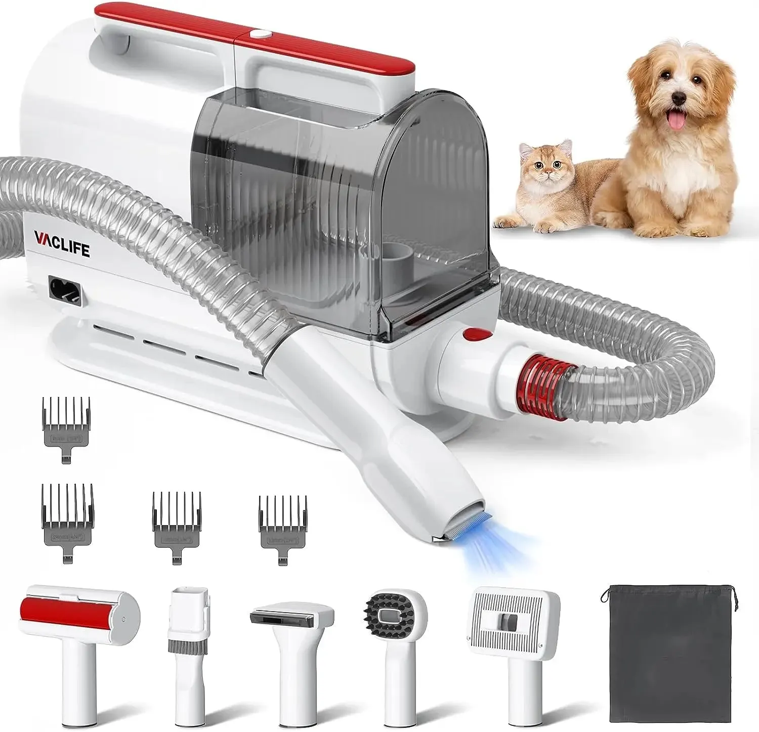 VacLife Dog Grooming Kit, Low Noise
