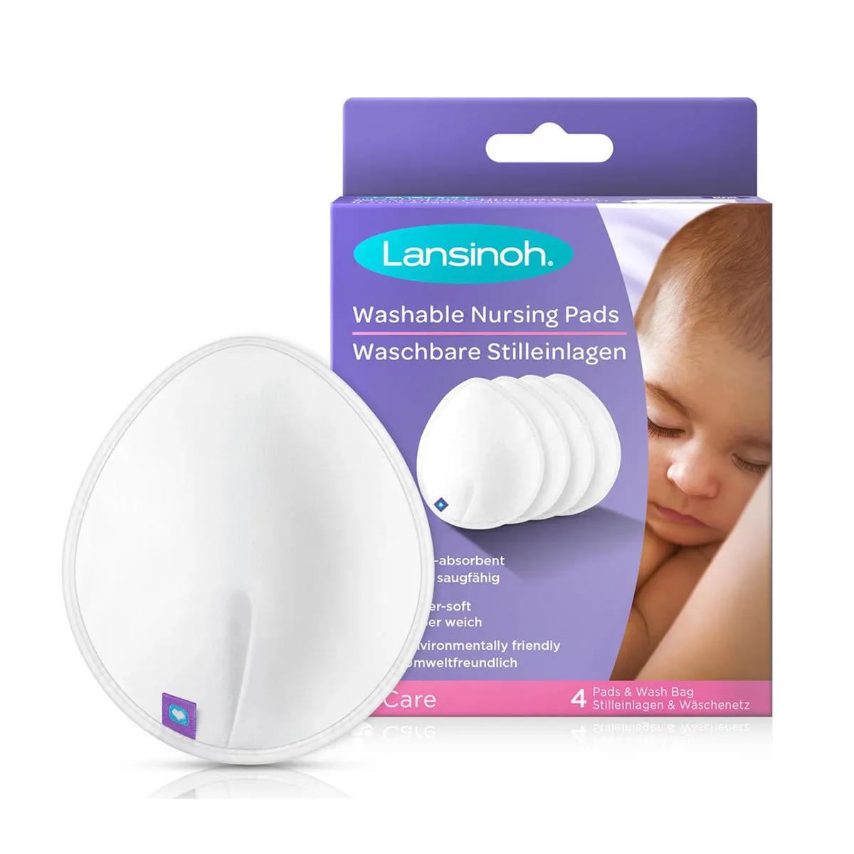 Washable Nursing Pads Pack 4