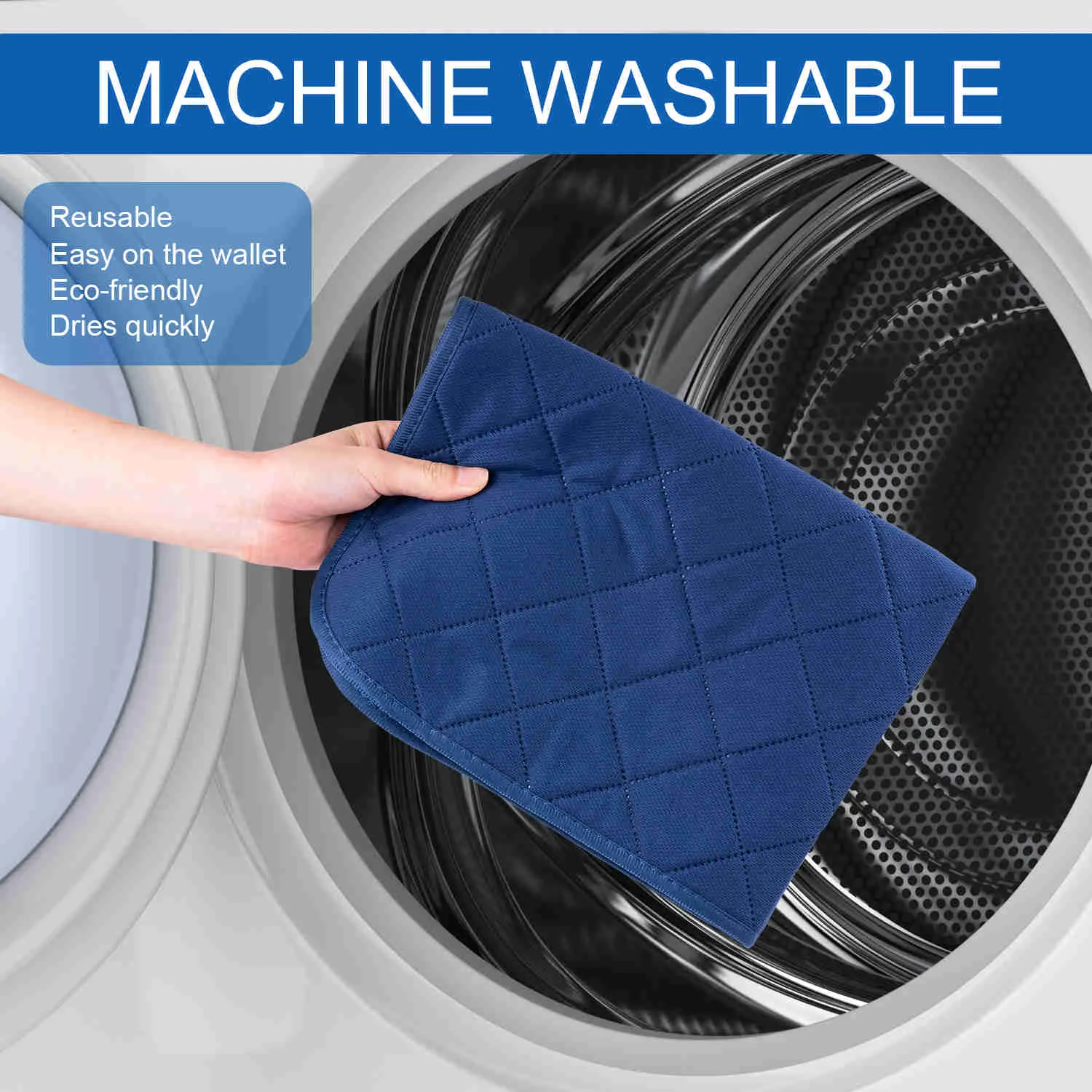 Washable Small Pet Pads, like guinea pigs(Blue/ Orange)