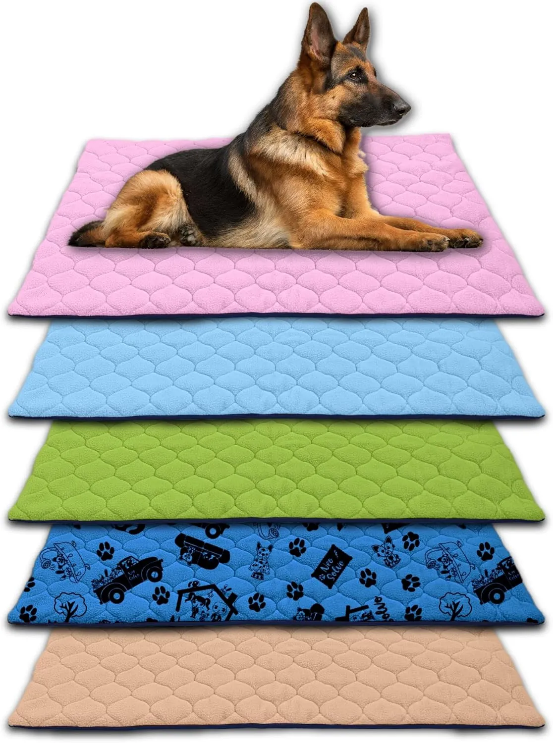 Waterproof and Comfortable Mat for Dogs and Cats - Protects Everything, No Liquid Passes Through - Portable - 47.2 x 23.6 in - Pink
