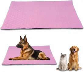 Waterproof and Comfortable Mat for Dogs and Cats - Protects Everything, No Liquid Passes Through - Portable - 47.2 x 23.6 in - Pink