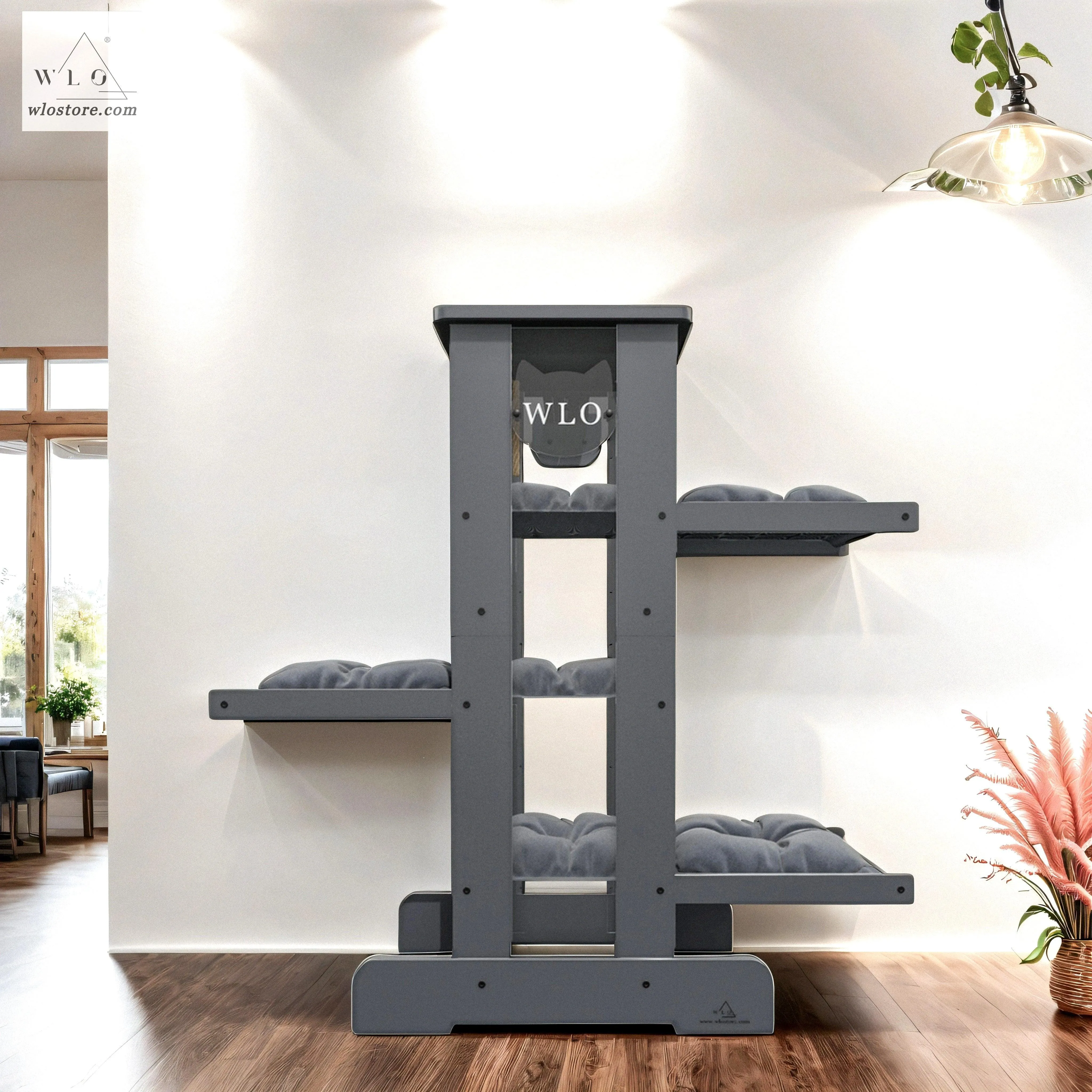WLO® Gray Empire Modern Cat Tree