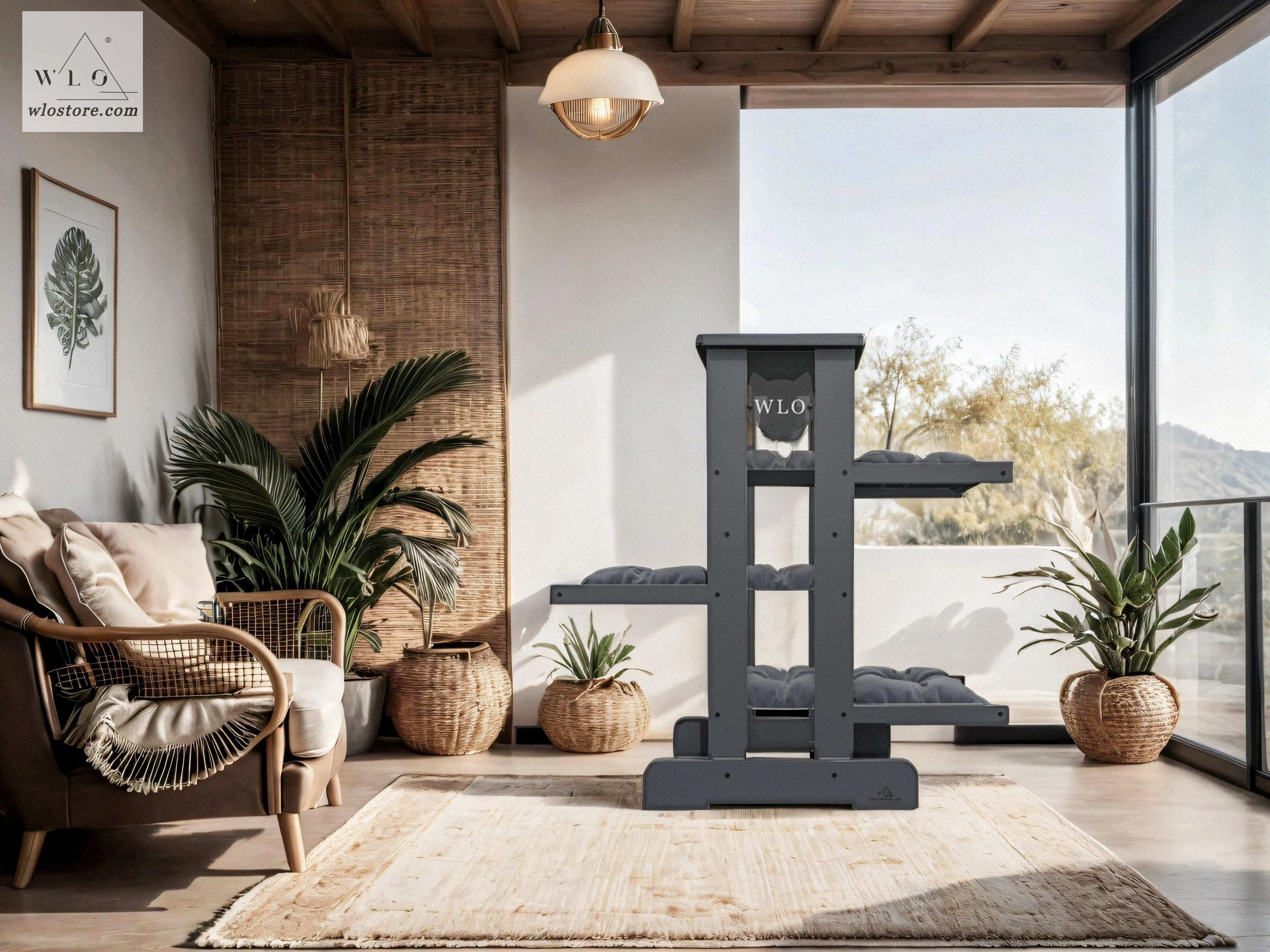 WLO® Gray Empire Modern Cat Tree