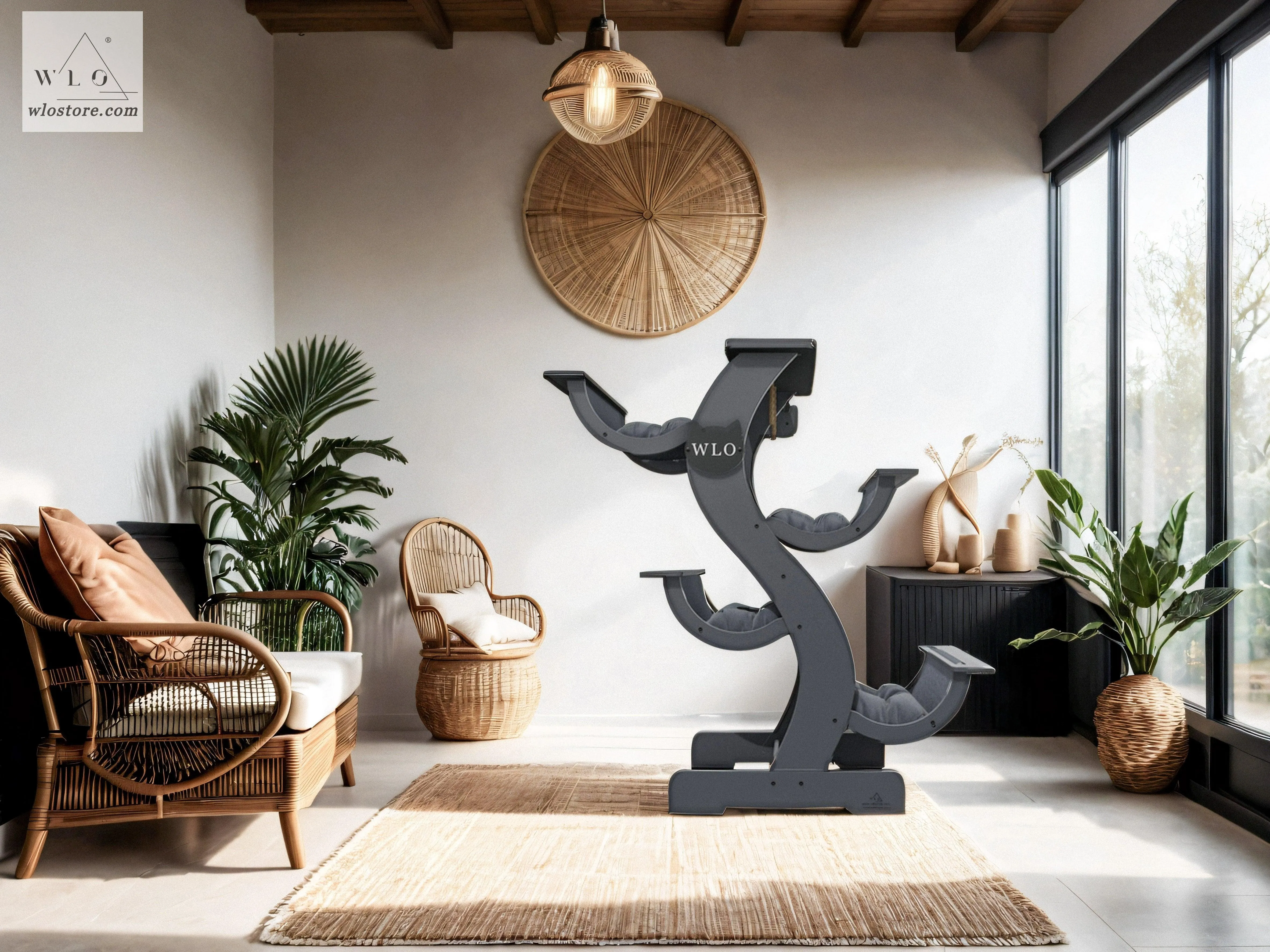 WLO® Gray Skyline Modern Cat Tree