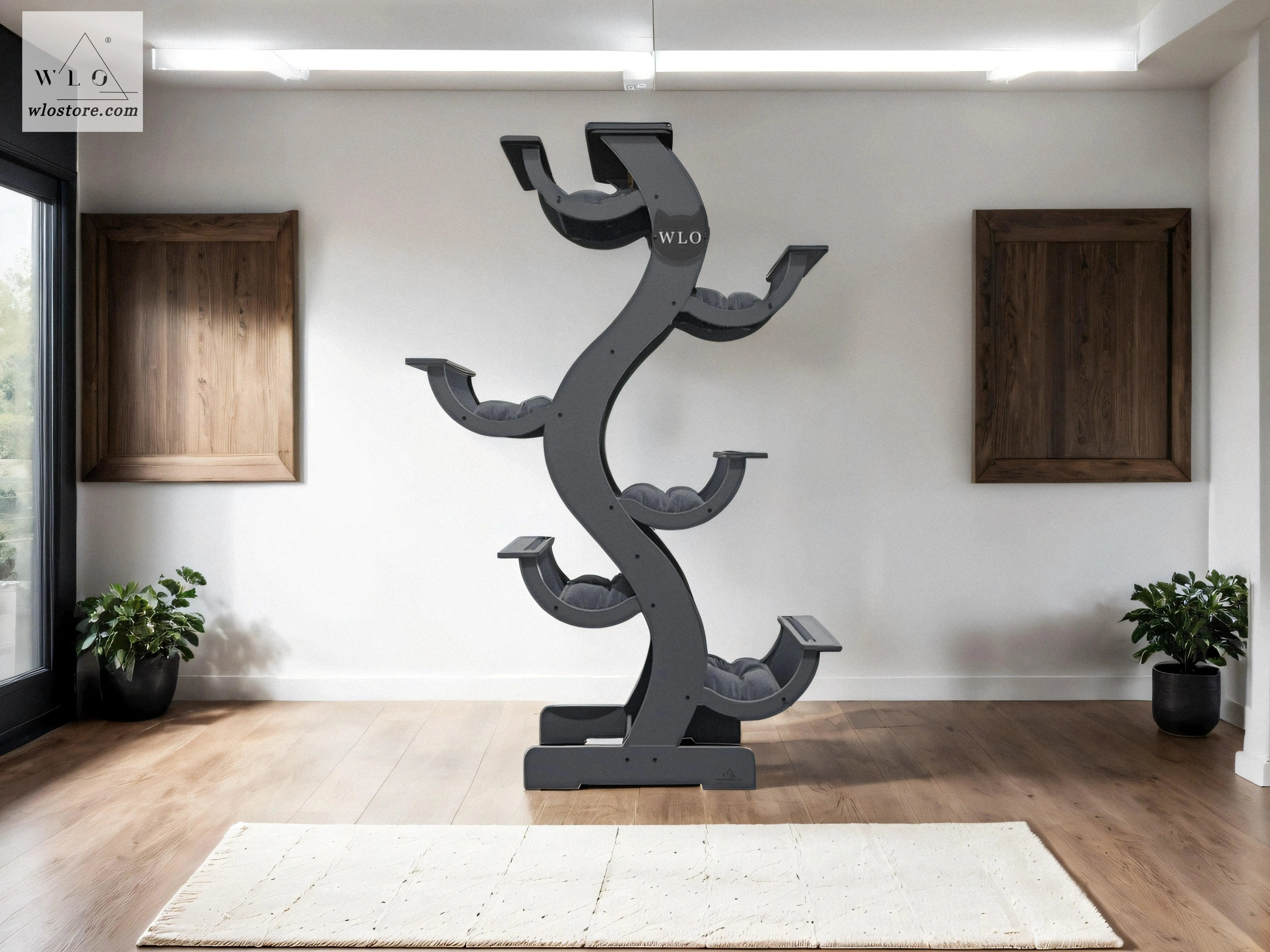 WLO® Gray Skyline Modern Cat Tree