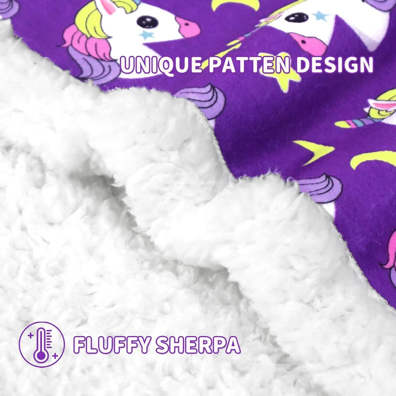 XPUDAC Waterproof Dog Blankets for Small Large Dogs, Pet Couch Cover Protection, Washable Soft Sherpa Fleece Leakproof Bed Blanket for Furniture Protector, Purple-S